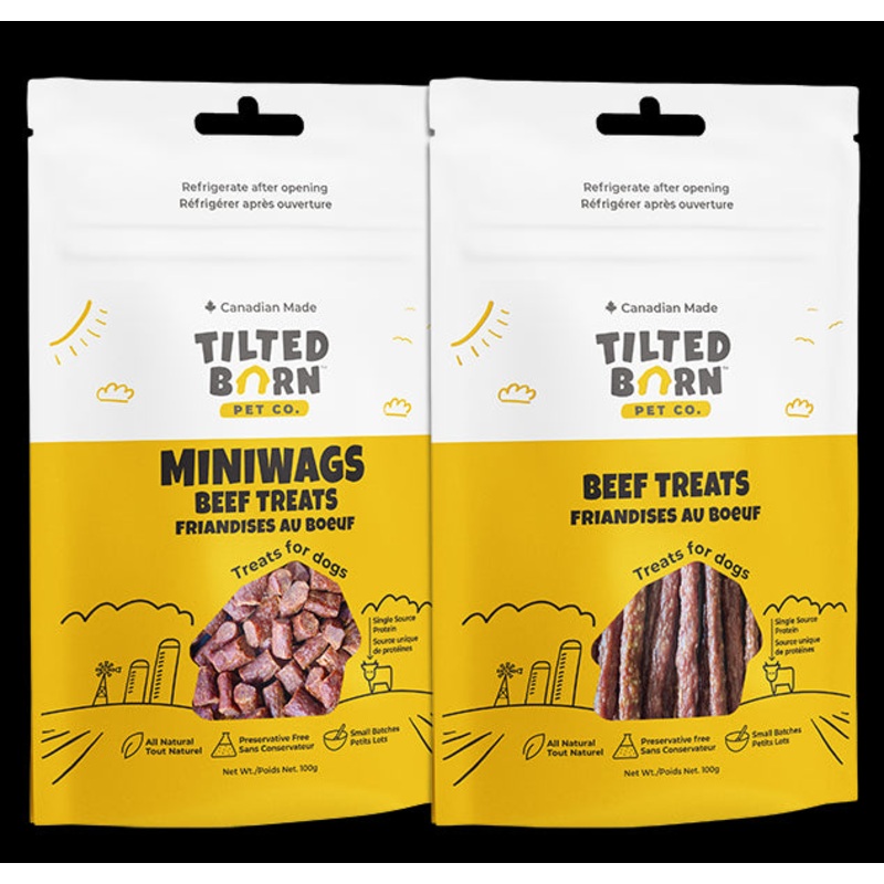 Tilted Barn Treats Beef 100g