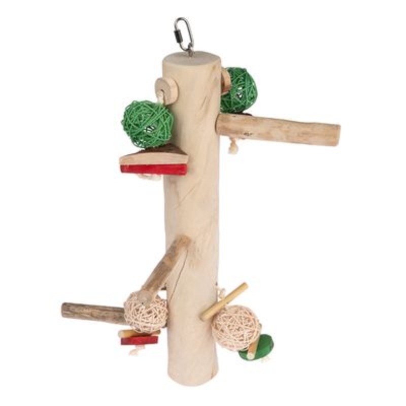 TIAKI XL Java Wood Perch Station Swing